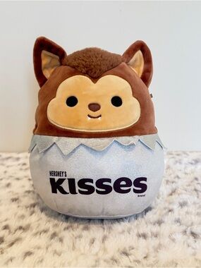 Squishmallows Official Kellytoy Plush 12 inch Wade The Hershey's Kiss Werewolf.